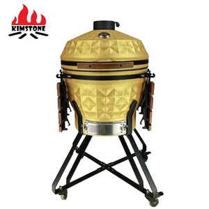 KIMSTONE Horno de Barbacoa de 24 Pulgadas, Parrilla para Pizza, Ahumador de Carbón, Kamado, <span class=keywords><strong>Asador</strong></span> de Carbón, Parrilla Comercial para Interiores, Parrilla China - Product Image 4