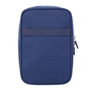 Estuche de lápices azul personalizado con cremallera, tamaño A5, bolsa de papelería para almacenamiento escolar y de oficina, bolsa de ganchillo. - Product Image 3
