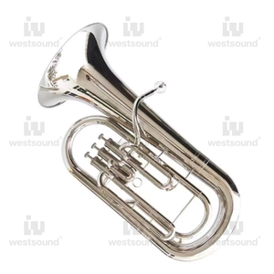 <span class=keywords><strong>Euphonium</strong></span> de marche professionnel à 3 soupapes plaqué argent de haute qualité en gros Instrument à bon prix avec <span class=keywords><strong>4</strong></span> <span class=keywords><strong>pistons</strong></span> pas cher - Product Image 3