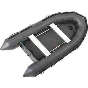 Série de bateaux pneumatiques, bateau pneumatique triple Hypalon, chambres à air, rafting, coque rigide, bateau pneumatique de pêche avec support de moteur - Product Image 1