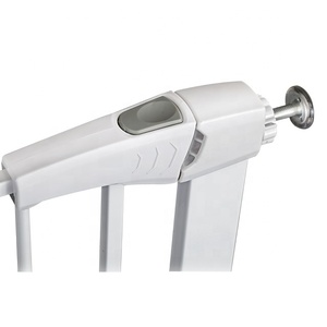 Barrière de sécurité pour bébé intérieure et extérieure, installation facile, fixation par pression, clôture de sécurité pour animaux domestiques, largeur extensible, barrière anti-enfants - Product Image 5