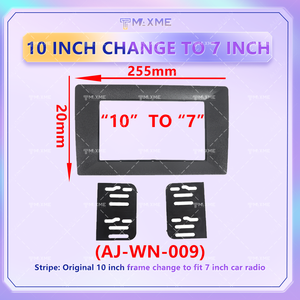 Tất Cả Các Phổ Khung Kit Bảng Điều Chỉnh Adapter Chuyển Đổi Phụ Kiện Cho 7in 9in 10in 1din 2DIN Xe Mô Hình DVD Đài Phát Thanh Facia Bảng Điều Khiển - Product Image 4