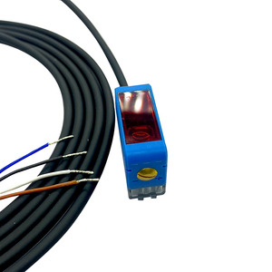 2m Detection Distance Background-inhibitory Type Photoelectric Sensor PNP NO NC 4 Wires Square Optical Photo Sensor Switch - Product Image 2