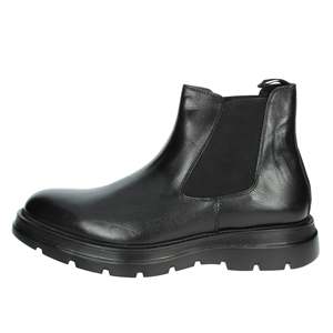 Botas Chelsea de cuero negro BM6020 para hombre de Kebo para uso casual. - Product Image 1