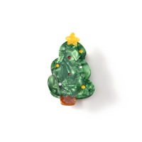 Pince à Cheveux Mignonne Série Noël en Gros, Pince Requin 3D pour Chignon Épais, Accessoires de Coiffure Tendance pour Demi-Chignon pour Femmes