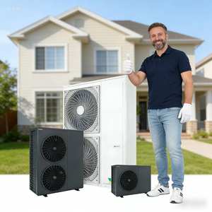 <span class=keywords><strong>Pompe</strong></span> <span class=keywords><strong>à</strong></span> <span class=keywords><strong>chaleur</strong></span> air-eau domestique monobloc R32 15-16KW triphasée EVI, haute efficacité A++, contrôlée par application, en métal - Product Image 1