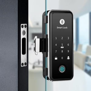 F6 Office Serrure électronique intelligente en verre en alliage d'aluminium WiFi Empreinte digitale Mot de passe Accès 17 langues Cloud Pas d'ouverture Présence - Product Image 1