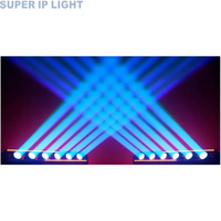 6x80W RGBW 4in1 Storm Matrix LED Beam Moving Head Light DMX RDM Soundaktive Effektbeleuchtung für DJ Disco Tour Verleih Show