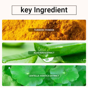 قناع طين للوجه من العلامات التجارية الخاصة، منتجات العناية بالبشرة، قناع طين عضوي بالكركم لتنظيف الرؤوس السوداء وحب الشباب - Product Image 3