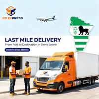 Service de livraison transfrontalière de fret e-commerce de la Chine vers la Sierra Leone, DDP, porte-à-porte, dédouanement, taxes incluses