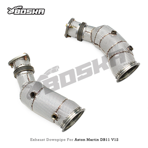 ท่อไอเสีย OEM Boska แบบไหลอิสระสำหรับ Aston Martin DB11 V12 5.2L ปี 2017-2024 ทำจากสแตนเลส ท่อทดสอบแบบตรง - Product Image 6