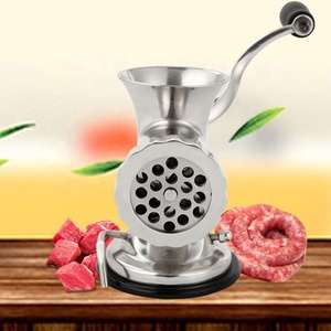 เครื่องบดเนื้อแบบมือหมุนขนาดเล็กสำหรับทำไส้กรอก บดเนื้อ บดกระดูก - Product Image 5