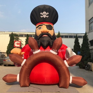 กัปตันโจรสลัดเป่าลมสุดหลอนพร้อมปืน โจรสลัดเป่าลมแบบกำหนดเองสำหรับกิจกรรมต่างๆ - Product Image 6