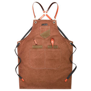 Cowboy Coffee Shop & Milk Tea Shop <span class=keywords><strong>Tablier</strong></span> imprimé pour la cuisson Barber Manucure-Garçons et filles Cuisine Cuisine Cuisine - Product Image 4