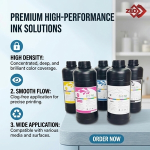 Encre d'impression numérique UV de haute qualité pour <span class=keywords><strong>verre</strong></span>, métal, plastique, <span class=keywords><strong>TUP</strong></span>, PVC, impression pour têtes d'impression G5 G6 DX5 DX7 I3200 XP600 - Product Image 1