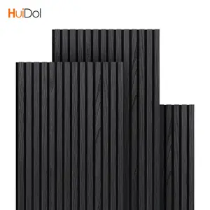 बोर्ड लकड़ी के स्लैब ध्वनिक पैनल को महसूस किया गया ध्वनि-अवशोषित लकड़ी के आधुनिक अकुपाल आंतरिक सजावटी छत दीवार काले