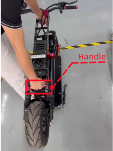 80-300KM Long Range 13inch 14inch Off Road <b>72v</b> Dual Motor 40ah 80ah 100ah Lithium <b>Battery</b> Adult Foldable Scooter - Product Image 2