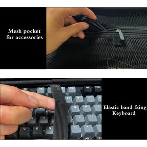 Estuche de Almacenamiento Portátil Personalizado Compatible con el Teclado Womier SK80 75% / Teclado Mecánico para Juegos <span class=keywords><strong>ARZOPA</strong></span> 75% - Product Image 2