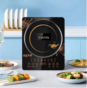 Cuisinière à <span class=keywords><strong>induction</strong></span> électrique intelligente pour usage domestique, multifonctionnelle, étanche, haute puissance 2200W, idéale pour fondue et sauté, cadeau - Product Image 3