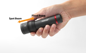 Gen-2 Moonbeam Đèn Pin 4aaa 555lm USB Màu Xanh Lá Cây LED Nhôm Cơ Thể Không Thấm Nước Công Nghiệp Sử Dụng Ánh Sáng Sáng Khô Pin Cung Cấp Điện - Product Image 2