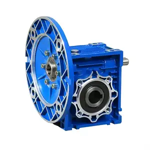 מפחית תולעים NMRV110, תיבת הפחתת מהירות הילוכים של תולעת רעש נמוך למכונות תעשייתיות RAL9006(אפור) או RAL5010(כחול)