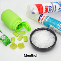 Extrait de menthe poivrée en cristal de menthol Menthol menthe en cristal de qualité alimentaire