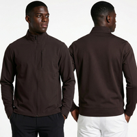 Chaqueta Softshell Personalizada con Logotipo para Hombre, Chaqueta de Trabajo con Cierre Completo, Cuello Alto, Resistente al Viento y al Agua, para Escalada, Entrenamiento y Trabajo al Aire Libre