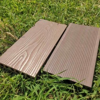 Planches de terrasse en WPC de style moderne imperméables faciles à installer pour les espaces commerciaux durables pour une utilisation en extérieur