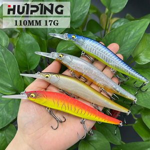110mm 17g professionnel Wobbler plongée 1.8m SP leurres de pêche appâts artificiels prédateur attirail naufrage Jerkbaits pour brochet et bar - Product Image 1