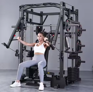 Nuevo estilo profesional GYM Club Equipment MND Fitness Multi Funcional Half Rack Power Rack Cage Smith Machine Power Rack - Product Image 1
