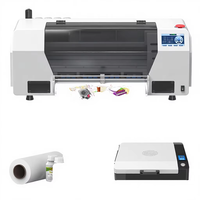 Nouvelle machine d'impression textile DTF A3 13 pouces avec tête XP600 et four, pour T-shirts, Android, à pigment, à prix compétitif, depuis entrepôt européen