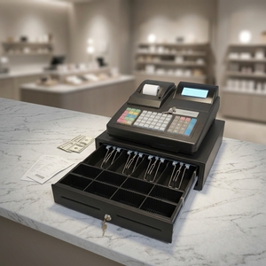 Caja Registradora Electrónica Económica Longfly Directo de Fábrica, Modelo 410 con Sistema Operativo Windows, 5 Compartimentos para Billetes y 8 para Monedas - Product Image 3