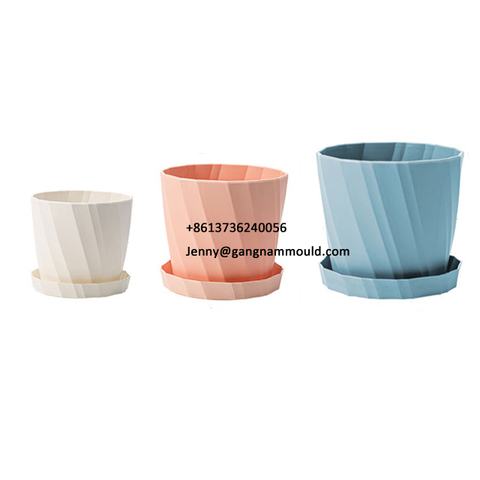Plastic Flowerpot Mold Maker  Flower Pot Injection Molding Flowerpot Mould Taizhou Mould Factory