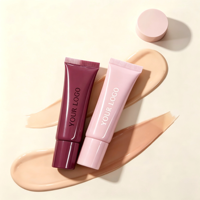 Tube cosmétique à presser avec logo personnalisé, tube en plastique vide pour fond de teint, crème BB et correcteur, tube pour lotion corporelle