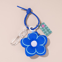 Llavero Abridor de Botellas con Colgante de Flor Pequeña, Simple y Moderno, Impresión UV en PVC, Duradero, Colorido y Bonito, Regalo al por Mayor