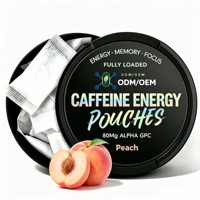 Cafeïne Sachets Nootropisch Energiepoeder 200mg L-Theanine Vitamine B6 & C Wilde Planten Fabrieksdirect Vriesgedroogd