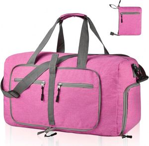 Échantillon gratuit – Sac de voyage pliable grande capacité, étanche, en tissu Oxford cationique, idéal pour le sport et les voyages - Product Image 1