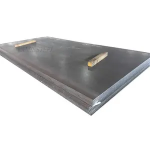 لوحة فولاذية Q235 Q345 معدنية مصنوعة من الحديد المطلي بالحرارة لصناعة البناء للبيع بالجملة من مصنع تيانجين