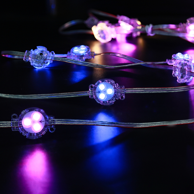 IP67 Waterproof 5050 RGBW LED Pixel Light Strip UCS2904 IC PC Diffuser Individually Addressable for Outdoor Indoor Decoration