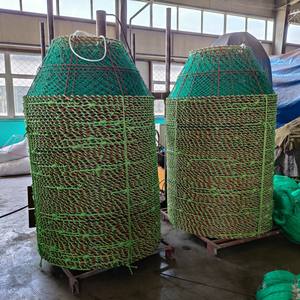 30kgs için 12.5kg ağır Anti pas ev/paslanmaz çelik yuvarlak koni kurban anot ve aksesuarları ile yengeç tuzakları combo - Product Image 3