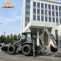 Chargeuse-pelleteuse LOGWAY à délai de livraison court, capacité de godet de 1,7 m³, machine polyvalente pour le chargement de matériaux