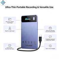 FW925 Promotion Enregistreur vocal IA en gros en stock OEM 152 langues Enregistreur sur carte 64 Go pour fournisseurs et acheteurs