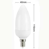 Ampoule LED à effet de flamme E14, ampoules de bougie scintillantes avec capteur de gravité pour jardin, vacances, porche, patio