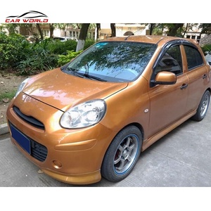 ชุดแต่งรอบคันพลาสติก+ABS สีดำด้าน สำหรับ March 2010-2015 ประกอบด้วยลิ้นหน้า กันชนหลัง ดิฟฟิวเซอร์ลิ้นหลัง สเกิร์ตข้าง สำหรับตกแต่งรถยนต์ - Product Image 6