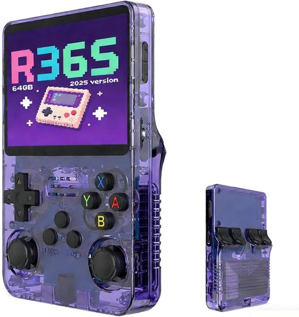 R36S Retro Handheld Game Console Support Linux System 3.5" IPS Screen Retro Game Emulator Portable Pocket Video Player 64GB
