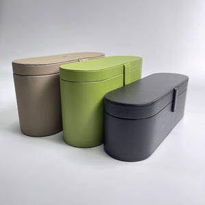 Boîte <span class=keywords><strong>de</strong></span> protection pour sèche-cheveux en cuir personnalisée, boîte cadeau, emballage en cuir, boîte <span class=keywords><strong>de</strong></span> <span class=keywords><strong>rangement</strong></span> - Product Image 1