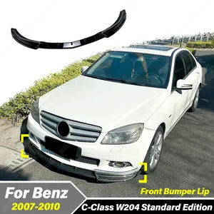สำหรับเมอร์เซเดส-เบนซ์ ซี-คลาส W204 รุ่นมาตรฐาน ปี 2007 2009 2010 ชุดแต่งสปอยเลอร์กันชนหน้ารถยนต์ - Product Image 1