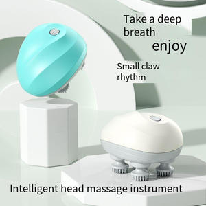 Portable Electric Scalp Vibrating <b>Head</b> <b>Massager</b> 4 Massage <b>Heads</b> Waterproof Mini Octopus Device Model 260112 High Quality China - Product Image 3