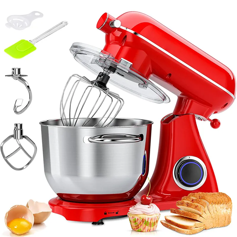 Kitchen Appliances 1000w Cake Die-casting 5.5L 6.2L Stand Batter Batedeira planetary Food Mixer Cake