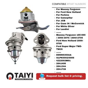 Pompe de relevage de carburant pour Massey Ferguson MF 135 165 240 265 285 398 5400 6400, Perkins <span class=keywords><strong>Landini</strong></span>, <span class=keywords><strong>100</strong></span>+ OE, Tracteur Moissonneuse-batteuse, MOQ 10 pièces - Product Image 2